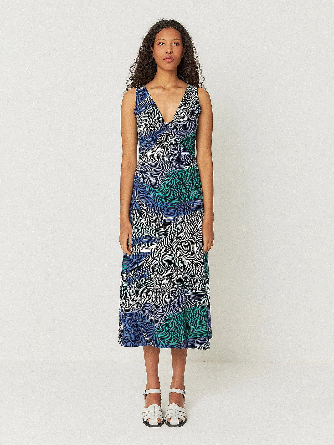 SKFK | Midikleid KALA | blau
